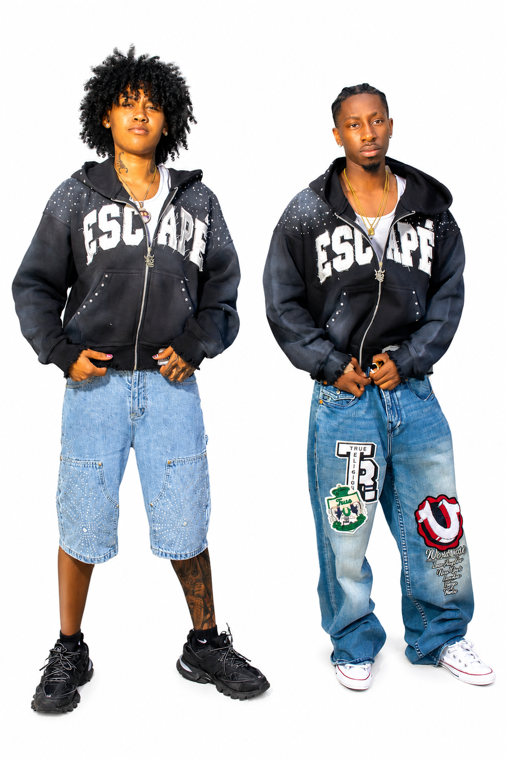 ESCAPE "STARLIGHT” HEAVYWEIGHT ZIP-UP HOODIE